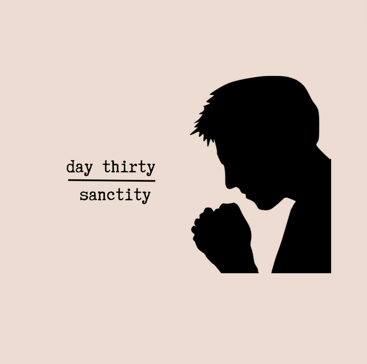 Day Thirty - Sanctity